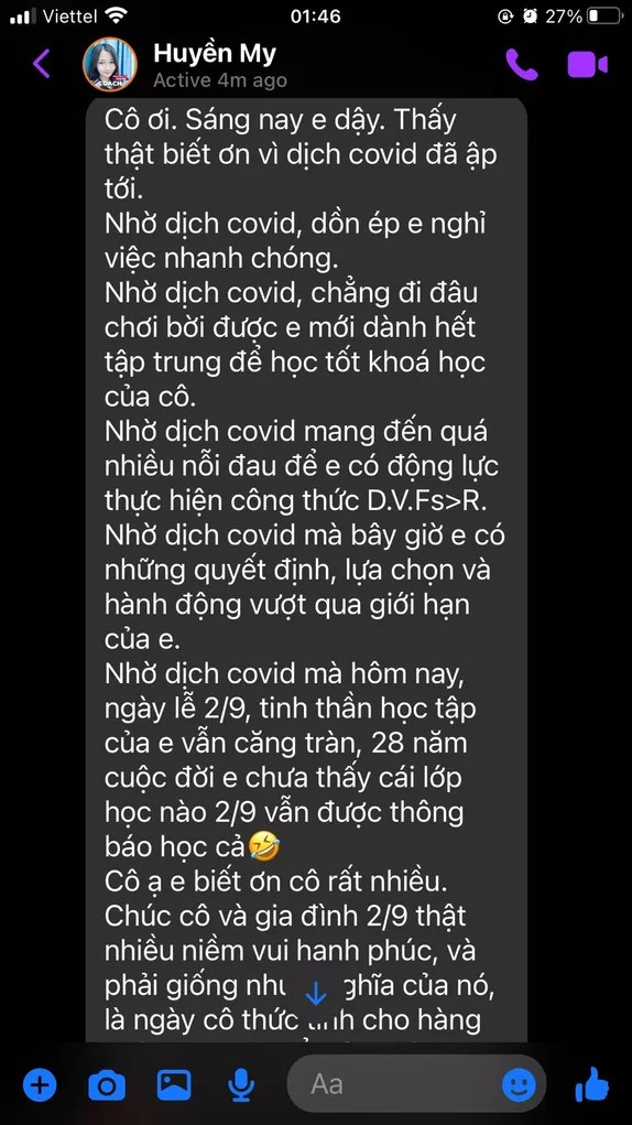 Phản hồi của phụ huynh