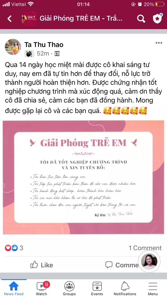 Phản hồi của phụ huynh